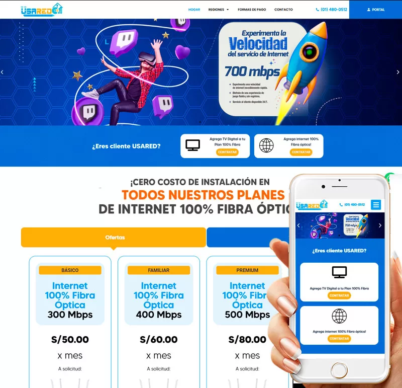 Servicio de internet Servicio de internet
